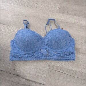 Victoria Secret PINK NWT Lace Push Up Bra Size Large 💙